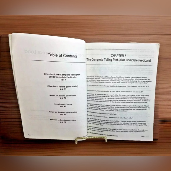 A Journey Through Grammar Land Part 2 Wordsmiths Jones Jensen CLEAN PAGES VGC - Picture 5 of 7